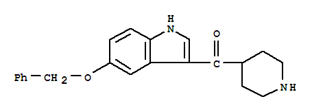 Methanone,[5-(phenylmethoxy)-1H-indol-3-yl]-4-piperidinyl-