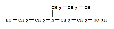 Molecular Structure of 10191-18-1 (Ethanesulfonic acid,2-[bis(2-hydroxyethyl)amino]-)