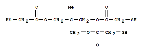 Acetic acid, mercapto-,2-[[(mercaptoacetyl)oxy]methyl]-2-methyl-1,3-propanediyl ester (9CI)
