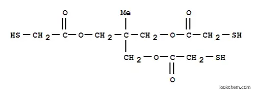 Molecular Structure of 10193-98-3 (2-[[(mercaptoacetyl)oxy]methyl]-2-methyl-1,3-propanediyl bis(mercaptoacetate))
