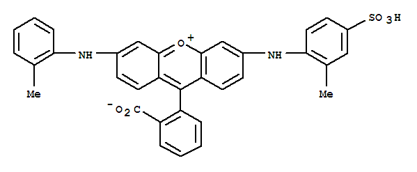 sodium4-[[9-(2-carboxyphenyl)-6-(2-methylanilino)xanthen-3-ylidene]amino]-3-methylbenzenesulfonate