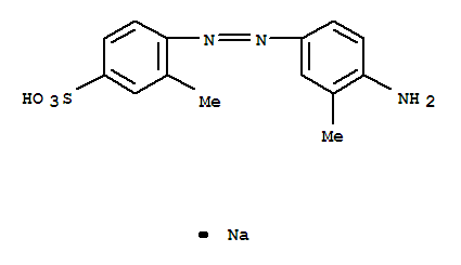 Benzenesulfonic acid,4-[2-(4-amino-3-methylphenyl)diazenyl]-3-methyl-, sodium salt (1:1)