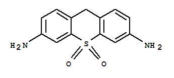 Molecular Structure of 10215-25-5 (9H-Thioxanthene-3,6-diamine,10,10-dioxide)