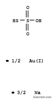 Thiosulfuric acid (H2S2O3), gold(1+) sodium salt (2:1:3)