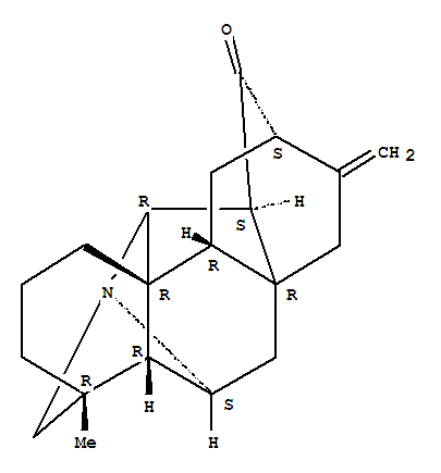 102386-48-1,spirasine IV,1H,4H,7H-6a,9-Ethano-5,7,10b-methenodibenz[cd,f]indole,hetisan-13-one deriv.; Spirasine IV