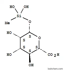 Molecular Structure of 102397-69-3 (1-O-(dihydroxymethylsilyl)-beta-D-mannopyranuronic acid)