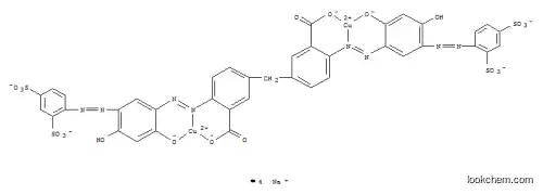 Cuprate(4-), [μ-[[3,3'-methylenebis[6- [[5-[(2,4-disulfophenyl)azo]-2,4-dihydroxyphenyl]azo ]benzoato]](8-)]]di-, tetrasodium