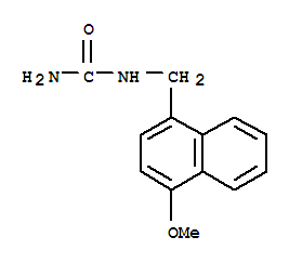 102613-42-3,1-(4-Methoxy-1-naphthyl)-3-methylurea,Urea,[(4-methoxy-1-naphthalenyl)methyl]- (9CI)