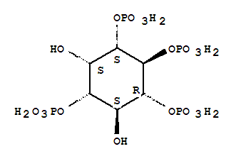 Molecular Structure of 102850-29-3 (myo-Inositol,1,3,4,5-tetrakis(dihydrogen phosphate))