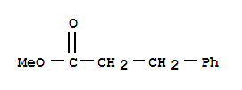 Molecular Structure of 103-25-3 (Benzenepropanoic acid,methyl ester)