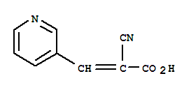 2-Propenoic acid,2-cyano-3-(3-pyridinyl)-