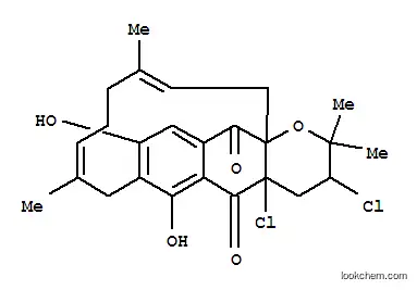 Molecular Structure of 103106-20-3 (napyradiomycin C1)