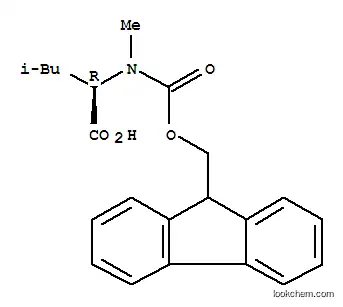 Molecular Structure of 103478-63-3 (Fmoc-N-methyl-D-leucine)