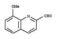 Molecular Structure of 103854-64-4 (2-Quinolinecarboxaldehyde,8-methoxy-)