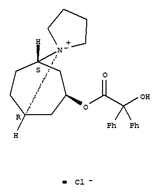 Molecular Structure of 10405-02-4 (Trospium chloride)
