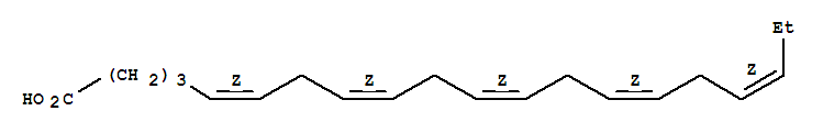 Molecular Structure of 10417-94-4 (5,8,11,14,17-Eicosapentaenoicacid, (5Z,8Z,11Z,14Z,17Z)-)