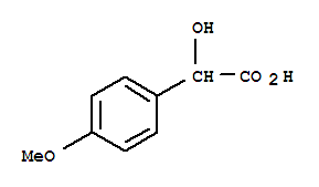 Molecular Structure of 10502-44-0 (Benzeneacetic acid, alpha-hydroxy-4-methoxy-)