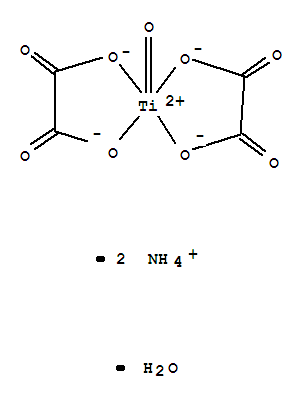 Titanate(2-),bis[ethanedioato(2-)-O,O']oxo-, diammonium, monohydrate, (SP-5-21)- (9CI)(10580-03-7)