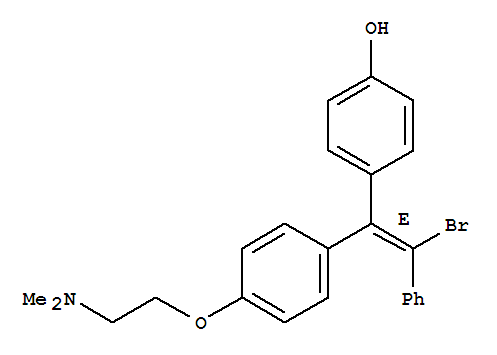 106692-19-7,(1-(4-dimethylaminoethoxy)phenyl)-1-(4-hydroxyphenyl)-2-bromo-2-phenylethylene,(1-(4-dimethylaminoethoxy)phenyl)-1-(4-hydroxyphenyl)-2-bromo-2-phenylethylene