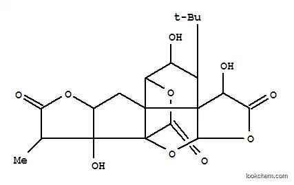 Molecular Structure of 107438-79-9 (Ginkgolide J)