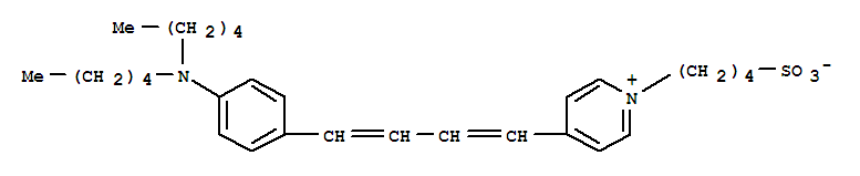Pyridinium,4-[4-[4-(dipentylamino)phenyl]-1,3-butadien-1-yl]-1-(4-sulfobutyl)-, inner salt