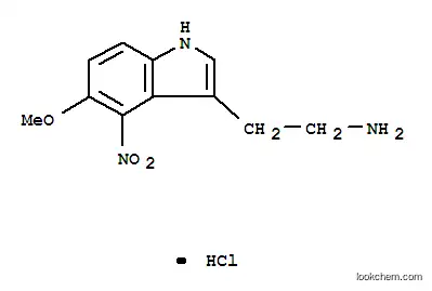 Molecular Structure of 107806-90-6 (2-(5-methoxy-4-nitro-1H-indol-3-yl)ethanamine)