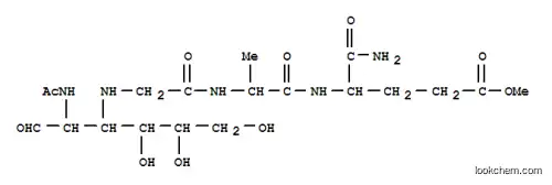 Molecular Structure of 107910-43-0 (methyl (4S)-4-[[(2S)-2-[[2-[[(3R,4S,5S,6R)-3-acetamido-2,5-dihydroxy-6 -(hydroxymethyl)oxan-4-yl]amino]acetyl]amino]propanoyl]amino]-4-carbam oyl-butanoate)