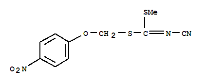 METHYL [(4-NITROPHENOXY)METHYL]CYANOCARBONIMIDODITHIOATE