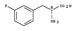 Molecular Structure of 110117-84-5 (D-Phenylalanine,3-fluoro-)