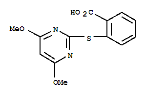 2-[(4,6-Dimethoxypyrimidin-2-yl)thio]benzoic acid