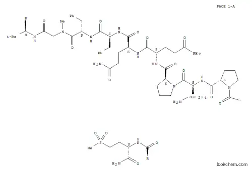 Molecular Structure of 110880-55-2 ((SAR9,MET(O2)11)-SUBSTANCE P)