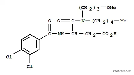 3-[(3,4-Dichlorobenzoyl)amino]-4-[3-methoxypropyl(pentyl)amino]-4-oxobutanoic acid