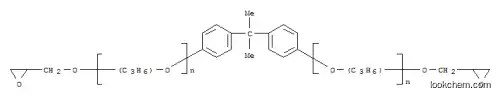 Molecular Structure of 11121-15-6 (Poly[oxy(methyl-1,2-ethanediyl)],.alpha.,.alpha.-[(1-methylethylidene)di-4,1-phenylene]bis[.omega.-(oxiranylmethoxy)-,homopolymer)