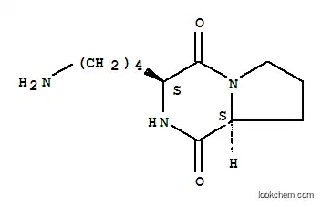 Molecular Structure of 111688-85-8 (cyclo(lysyl-prolyl))