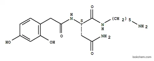 Molecular Structure of 112111-38-3 (2,4-dihydroxyphenylacetylasparaginyl cadaverine)