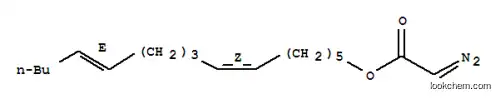 Molecular Structure of 114318-33-1 (6,11-hexadecadienyl diazoacetate)