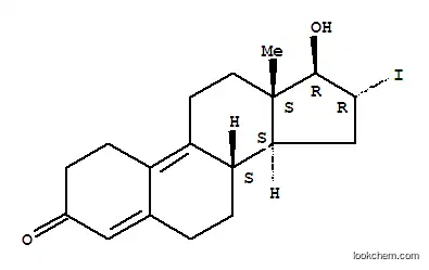 Molecular Structure of 114896-44-5 (delta(9)-16-iodo-19-nortestosterone)