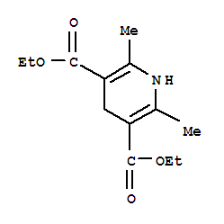 Molecular Structure of 1149-23-1 (Diethyl 1,4-dihydro-2,6-dimethyl-3,5-pyridinedicarboxylate)