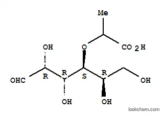 Molecular Structure of 115074-55-0 (4-O-(1-carboxyethyl)-O-galactose)