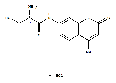 Propanamide,2-amino-3-hydroxy-N-(4-methyl-2-oxo-2H-1-benzopyran-7-yl)-, monohydrochloride,(2S)- (9CI)