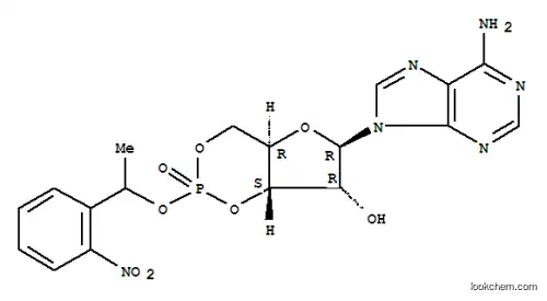 Molecular Structure of 116271-32-0 (ADENOSINE 3',5'-CYCLIC MONOPHOSPHATE, P1-(2-NITROPHENYL)ETHYL ESTER)