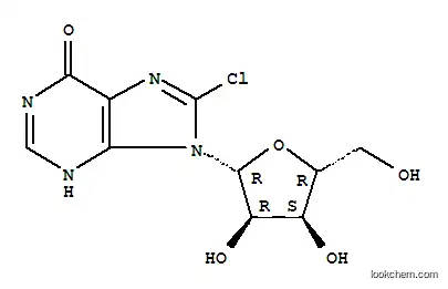 Molecular Structure of 116285-77-9 (8-CHLOROINOSINE)