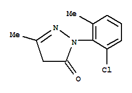 3H-Pyrazol-3-one,2-(2-chloro-6-methylphenyl)-2,4-dihydro-5-methyl-