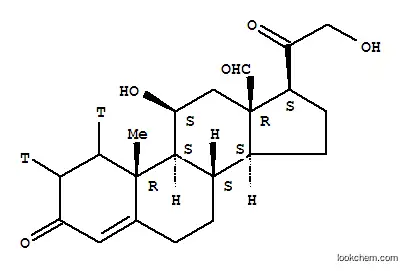 Molecular Structure of 1173-06-4 (Aldosterone-1,2-3H)