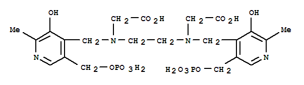 Glycine,N,N'-1,2-ethanediylbis[N-[[3-hydroxy-2-methyl-5-[(phosphonooxy)methyl]-4-pyridinyl]methyl]-(118248-91-2)
