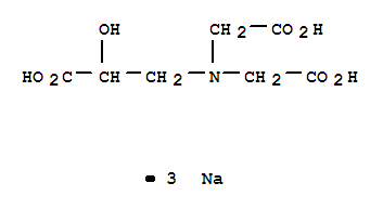 Propanoic acid,3-[bis(carboxymethyl)amino]-2-hydroxy-, sodium salt (1:3)