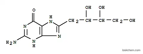 Molecular Structure of 120083-56-9 (8-(2,3,4-trihydroxybutyl)guanine)