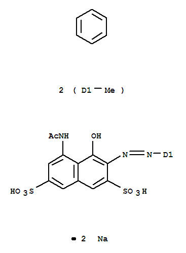 2,7-Naphthalenedisulfonicacid, 5-(acetylamino)-3-[2-(dimethylphenyl)diazenyl]-4-hydroxy-, sodium salt(1:2)