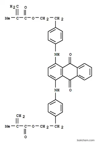 Molecular Structure of 121888-69-5 (1,4-BIS(4-(2-METHACRYLOXYETHYL)PHENYLAMINO)ANTHRAQUINONE)