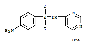 Molecular Structure of 1220-83-3 (Benzenesulfonamide,4-amino-N-(6-methoxy-4-pyrimidinyl)-)